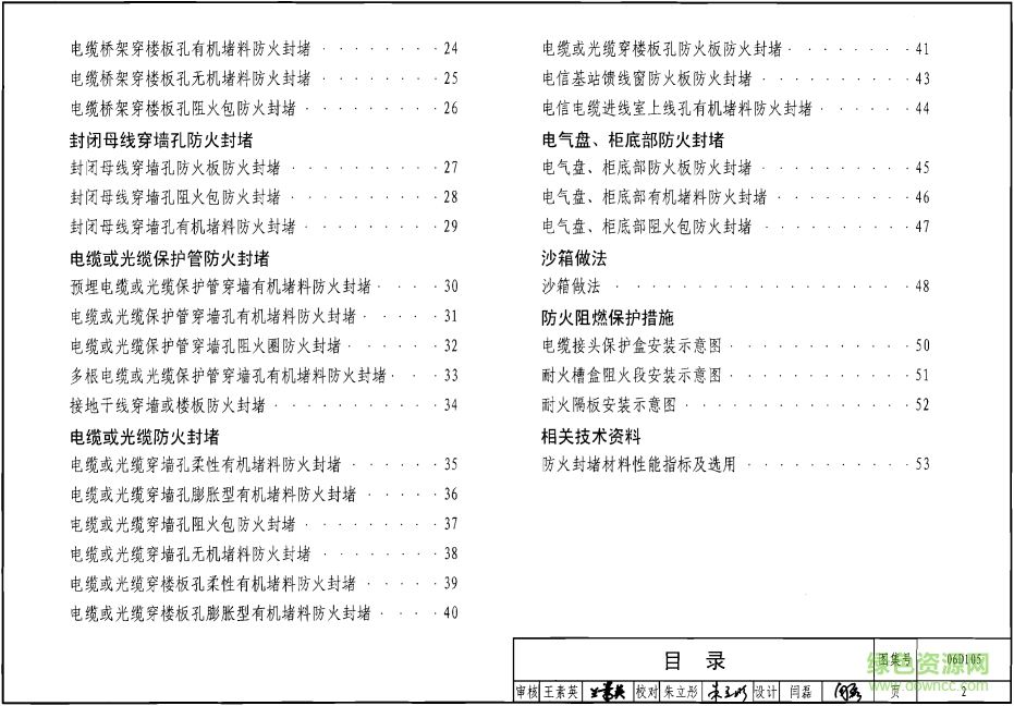 06d105電纜防火阻燃設(shè)計與施工圖集 pdf高清電子版 0