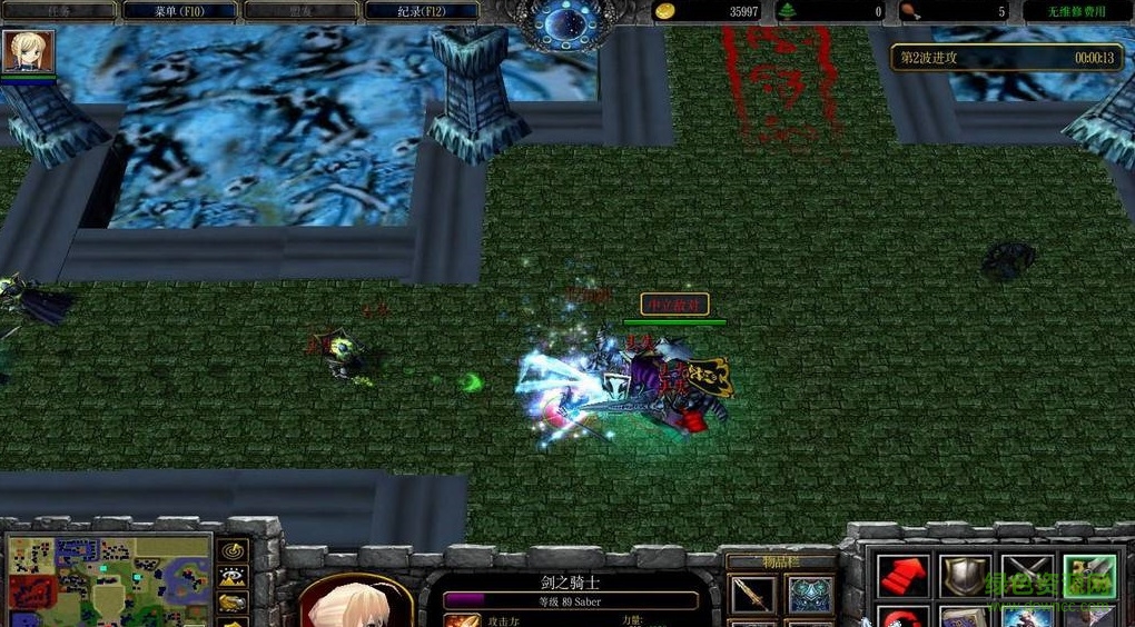 魔獸之路2.1正式版_魔獸防守地圖 附隱藏英雄密碼 0