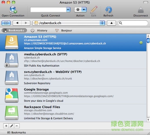 Cyberduck for mac( 開源免費(fèi)FTP客戶端) v5.0.11 蘋果電腦版 0