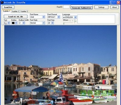 AviSub(avi視頻添加字幕) V2.3.2  綠色中文版 0