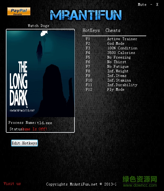 漫漫長(zhǎng)夜十一項(xiàng)全版本修改器 v3.49 綠色通用版 0