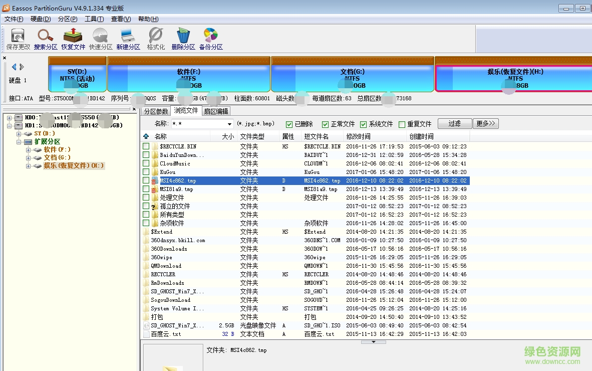 Eassos PartitionGuru中文版 v4.9.2.334 專業(yè)漢化版 0