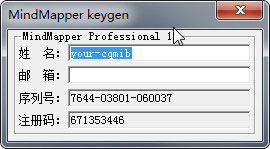 mindmapper16注冊機