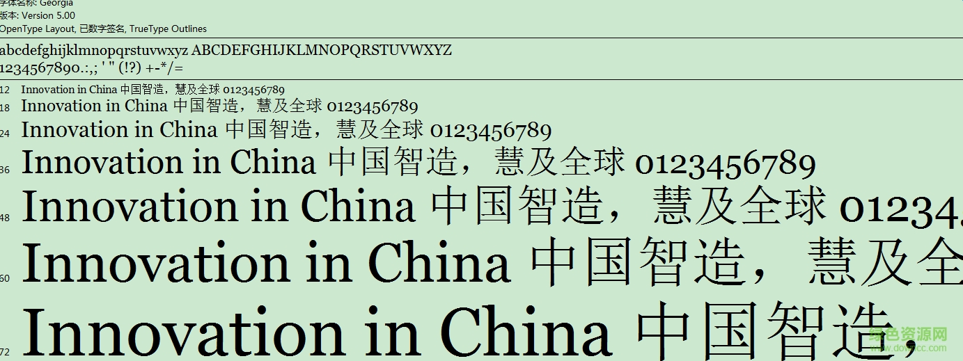 Georgia ttf免費(fèi)版 0