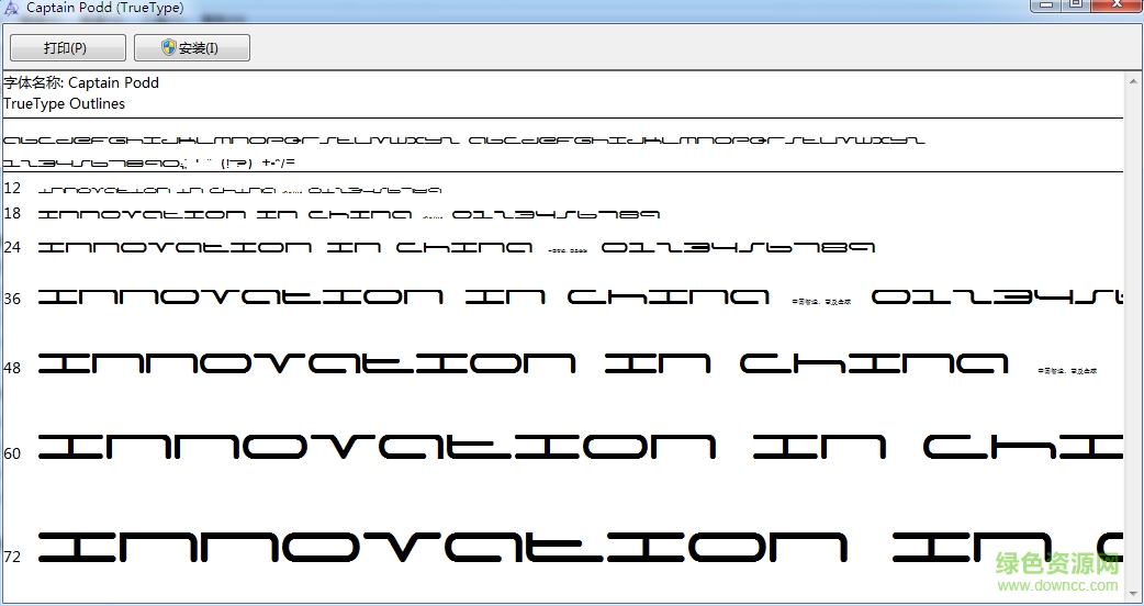 Captainpodd字體 免費版 0