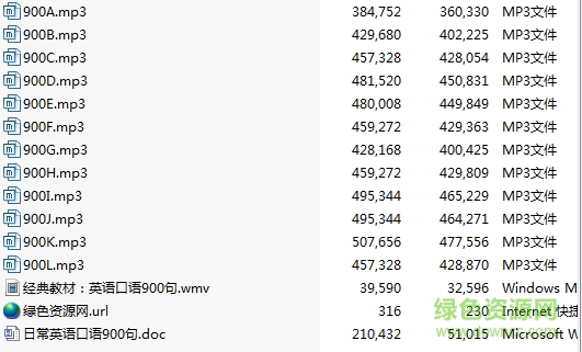 日常英語口語900句聽力mp3 完整版 0