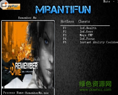 勿忘我修改器+5 v1.02056 MrAntiFun版 0