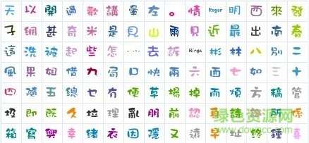 常用的QQ字體 免費版 0