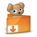 卡通動(dòng)物文件夾圖標(biāo)素材