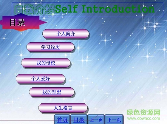 入職新人自我介紹ppt模板