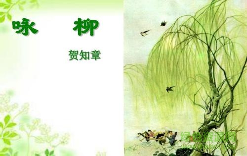 詠柳ppt課件