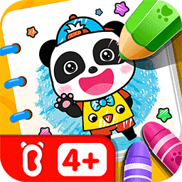 寶寶巴士奇妙愛畫畫游戲