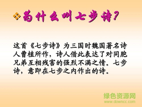 七步詩ppt課件公開課  0