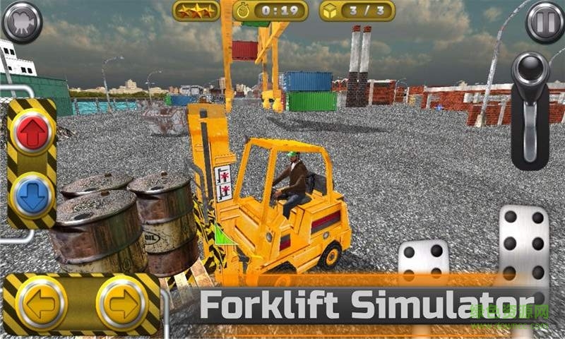 貨運(yùn)叉車模擬器手機(jī)版(police car lifter wrong parking game) v1.0 安卓版 0