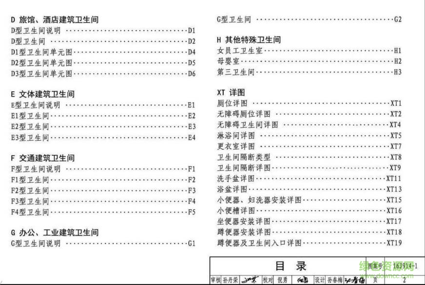 16J914-1公用建筑衛(wèi)生間 pdf免費電子版 0