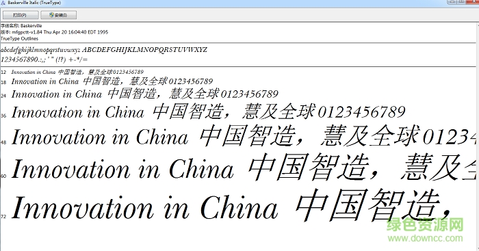 baskerville italic bt  0