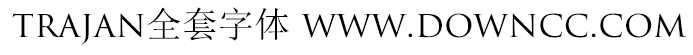 trajan全套字体