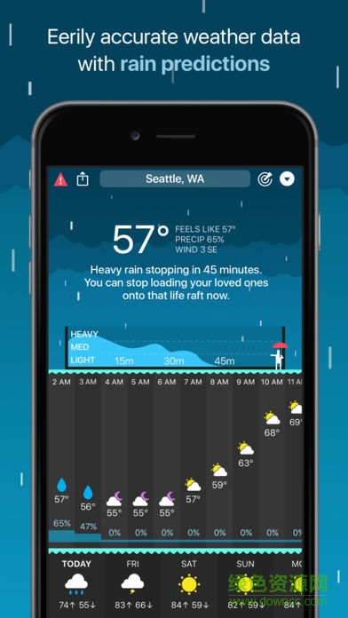 carrot weather app
