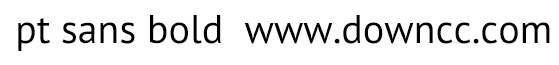 ptsans-bold字體