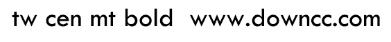 tw cen mt bold