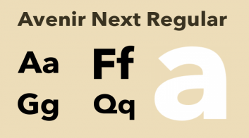 avenirnext regular字體