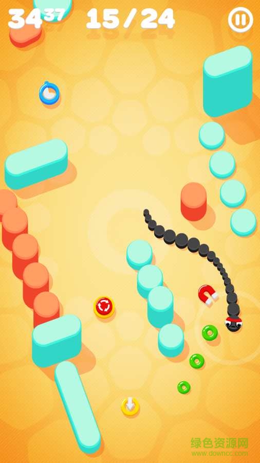 繩子上的貪吃蛇手機(jī)游戲(Snake on a String) v1.0.5 安卓版 2