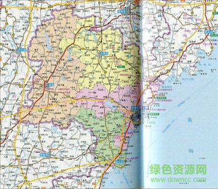 山東日照地圖全圖高清版 jpg格式免費版 0