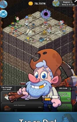 Tap Tap Dig中文無(wú)限金幣版 v1.0 安卓版 1