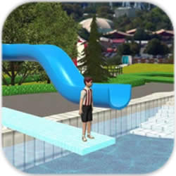 水滑下坡無限金幣版