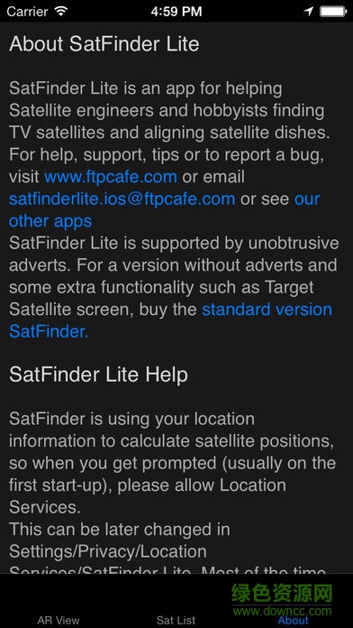 satfinder.lite漢化版app v2.0.4 安卓精簡版 2