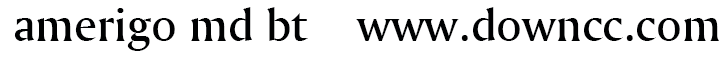 amerigo md bt 普通字體