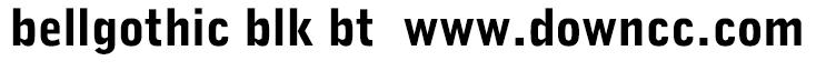 bellgothic blk bt 普通體
