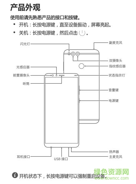 榮耀暢玩7x使用說明書