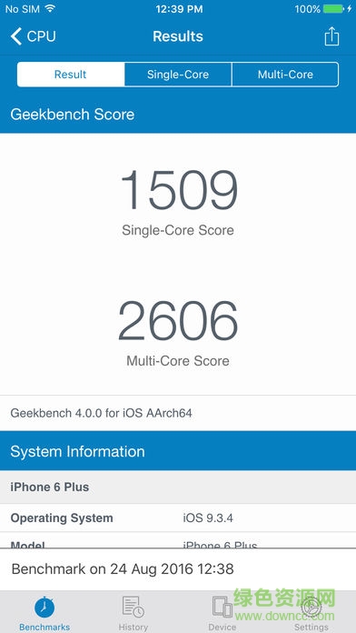 geekbench4中文官方版 v4.4.0 最新免費(fèi)版 2
