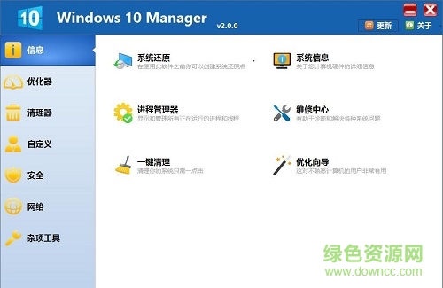 windows 10 manager(win10系統(tǒng)優(yōu)化軟件) v3.6.1 免激活版 0