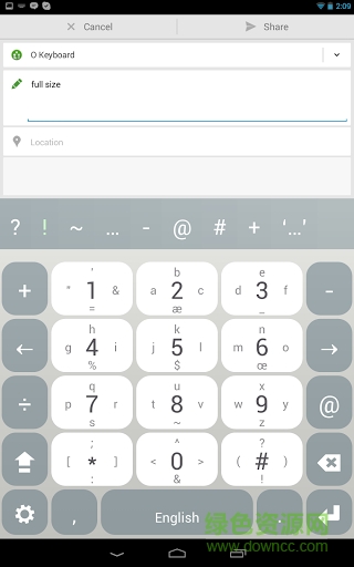 o鍵盤柯爾克孜族語手機輸入法