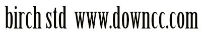 birch std-普通字體