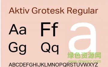 aktiv grotesk字體