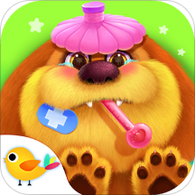 毛絨寵物醫(yī)院兒童游戲