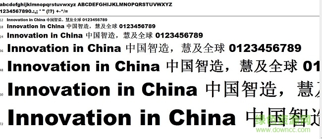 arial black常規(guī)普通西方字體  0