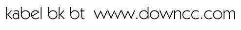 kabelltc字體