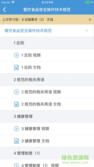 中安食品安全培訓(xùn)網(wǎng)手機(jī)版 v1.0.1 安卓版 0