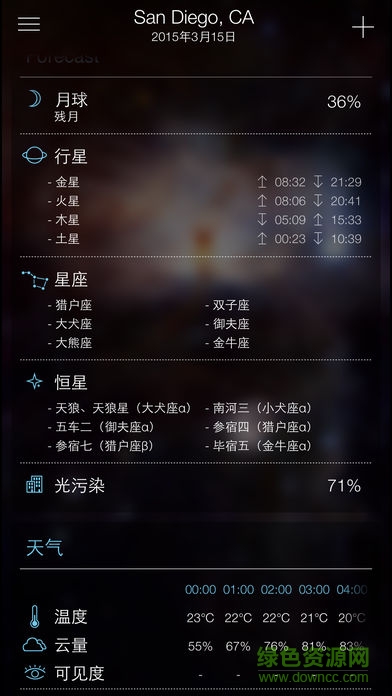 Sky Live觀星預(yù)報 v1.2.3 安卓版 2