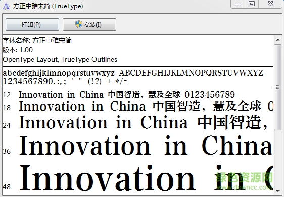 fzzysk gbk1 0字體  0