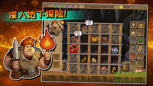 呆呆大冒險(xiǎn)中文內(nèi)購(gòu)(downgeon) v1.2 安卓無(wú)限金幣版 0