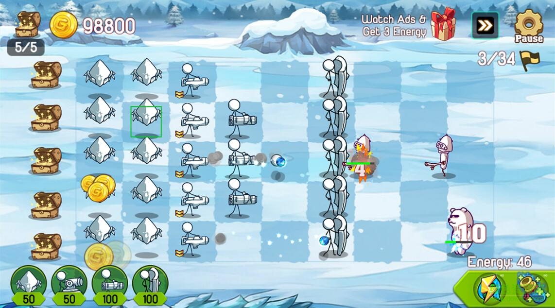 火柴人防御卡通戰(zhàn)爭內(nèi)購 v1.2.5 安卓無限鉆石版 2