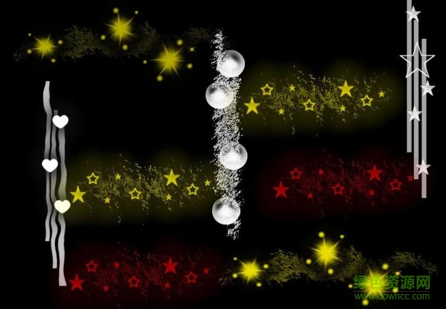 ps發(fā)光星星筆刷  0