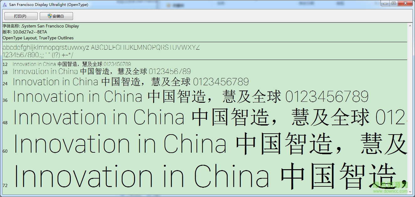 舊金山san francisco字體合集 win 0