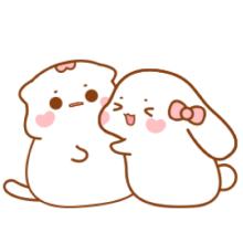 喵小嗚和兔小嘰QQ表情