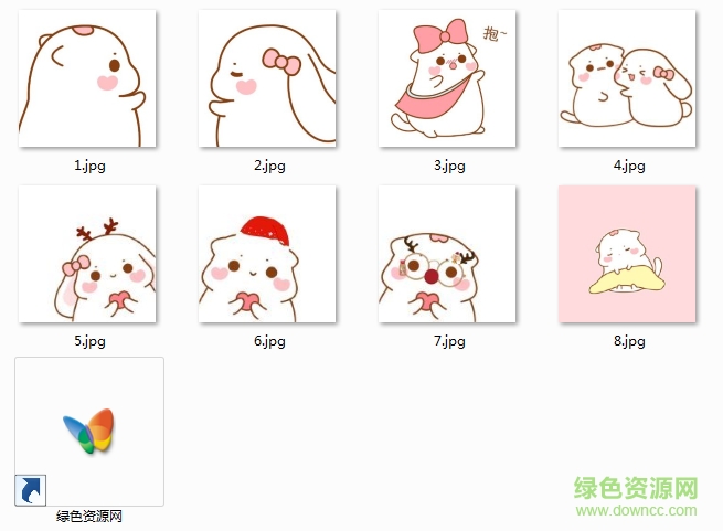 喵小嗚和兔小嘰QQ表情  0